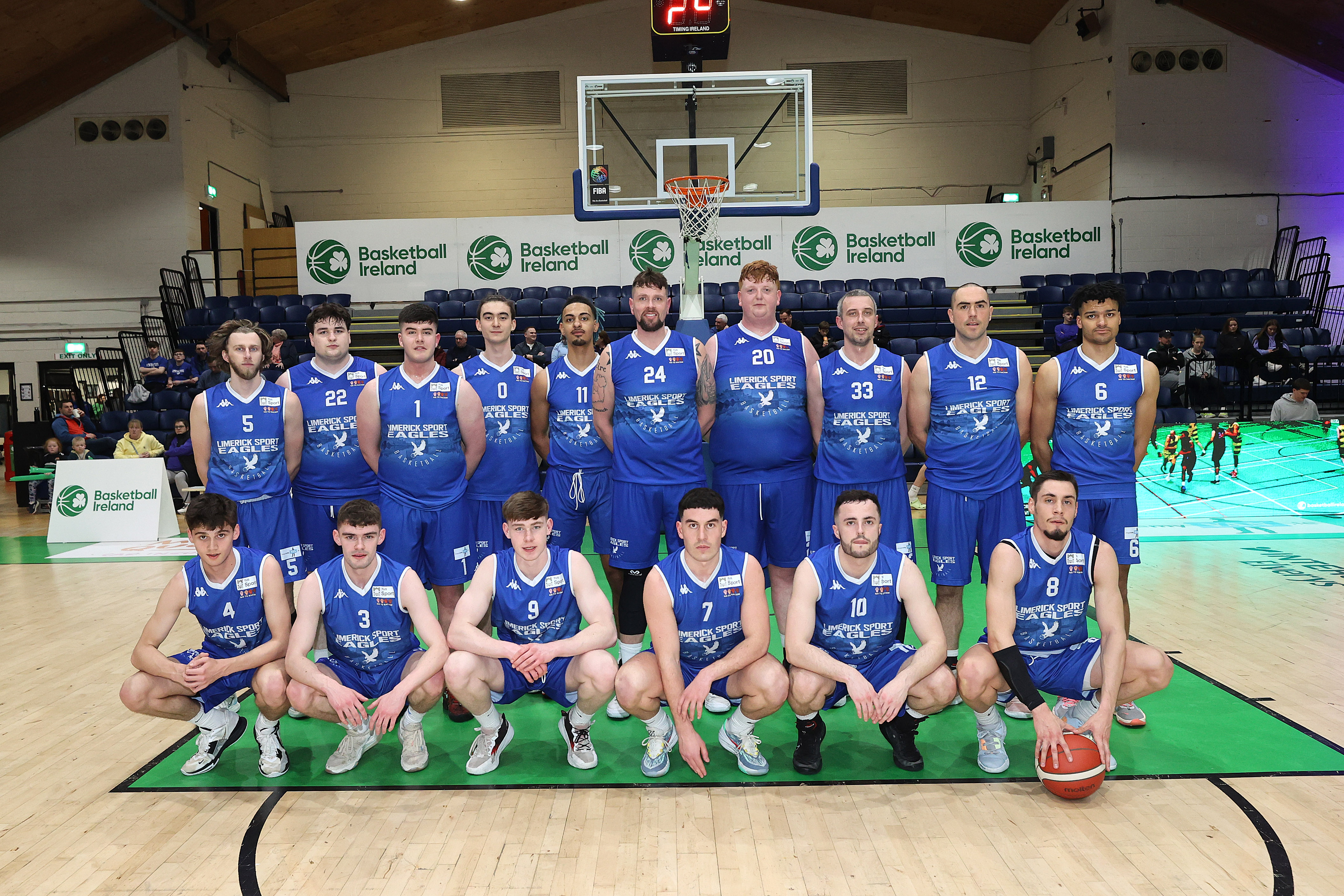 The Limerick Eagles squad ahead of the 2023 Division One final