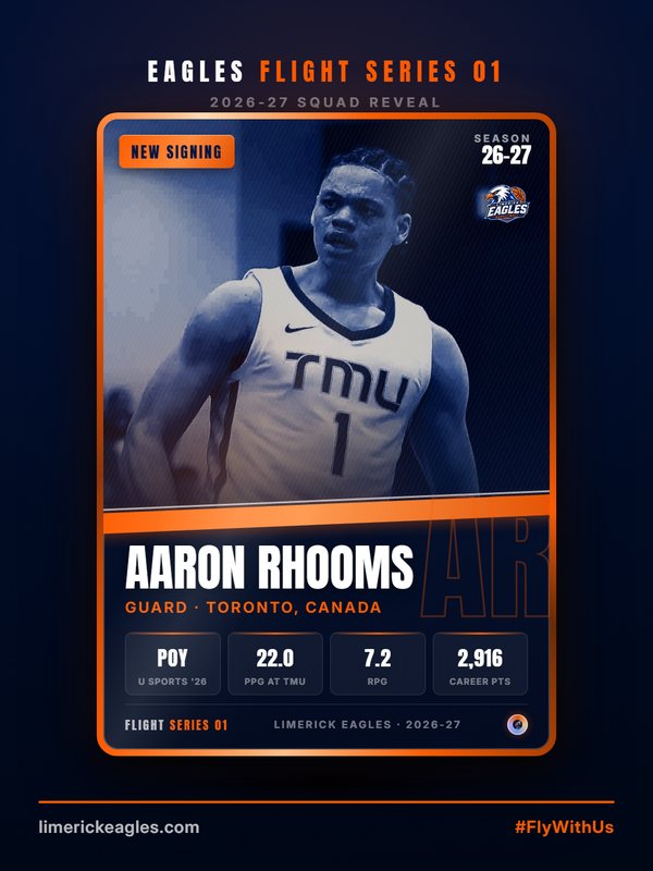 Aaron Rhooms squad announcement card