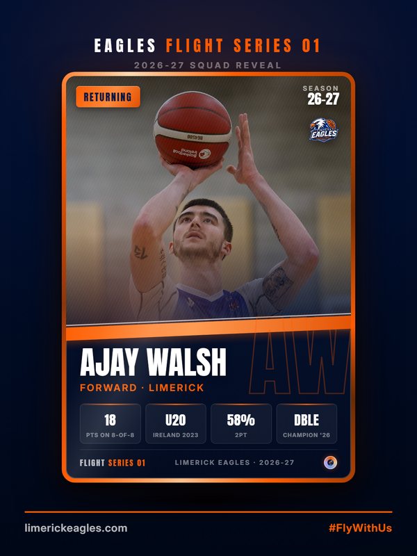 Ajay Ryan Walsh squad announcement card